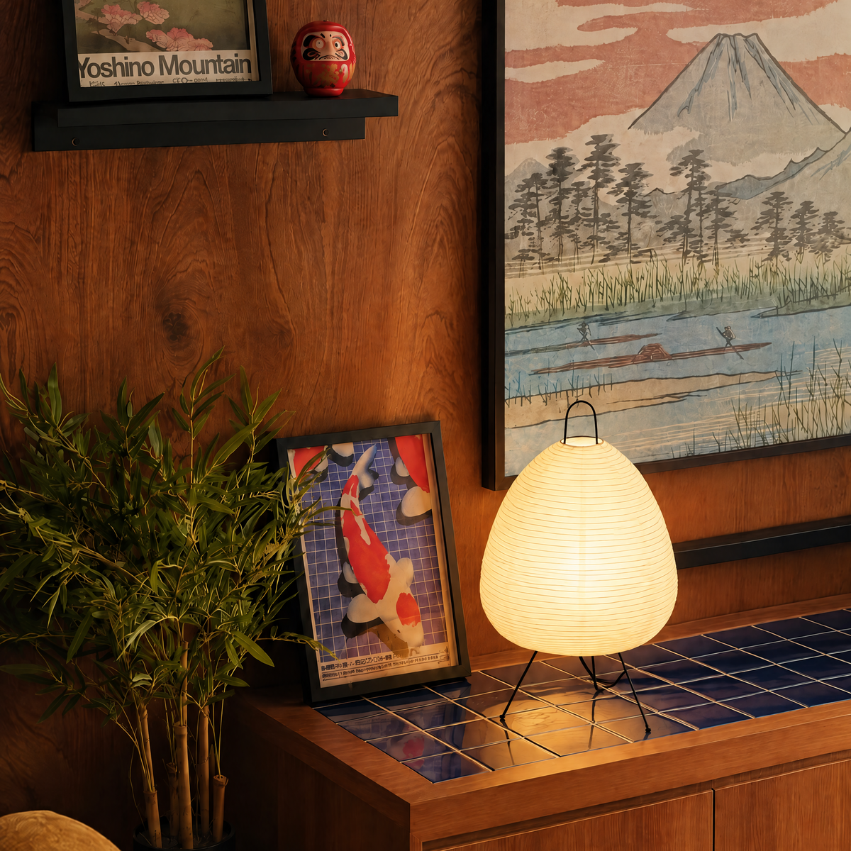 Paper Cradle Lamp