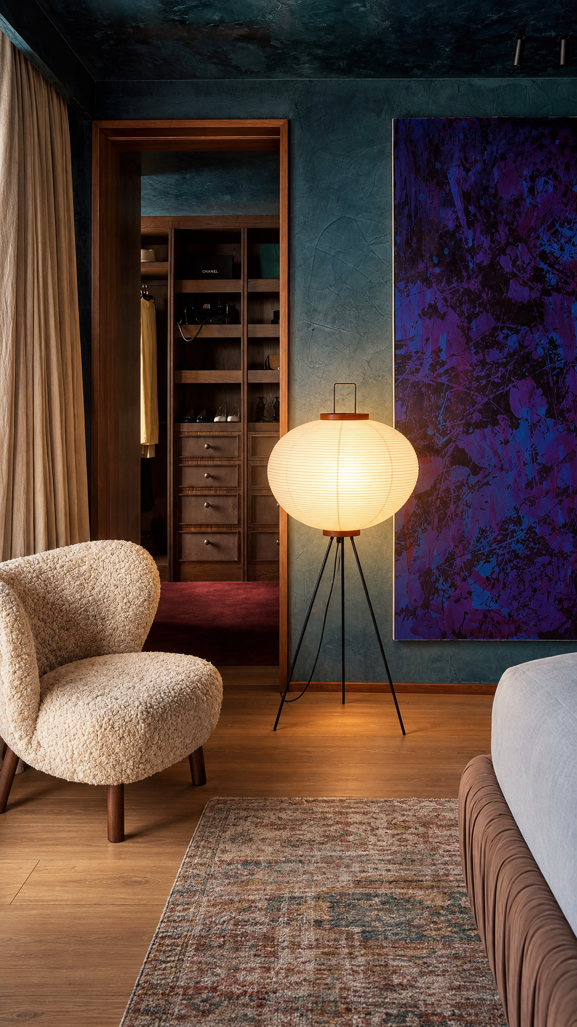 Paper Moon Floor Lamp