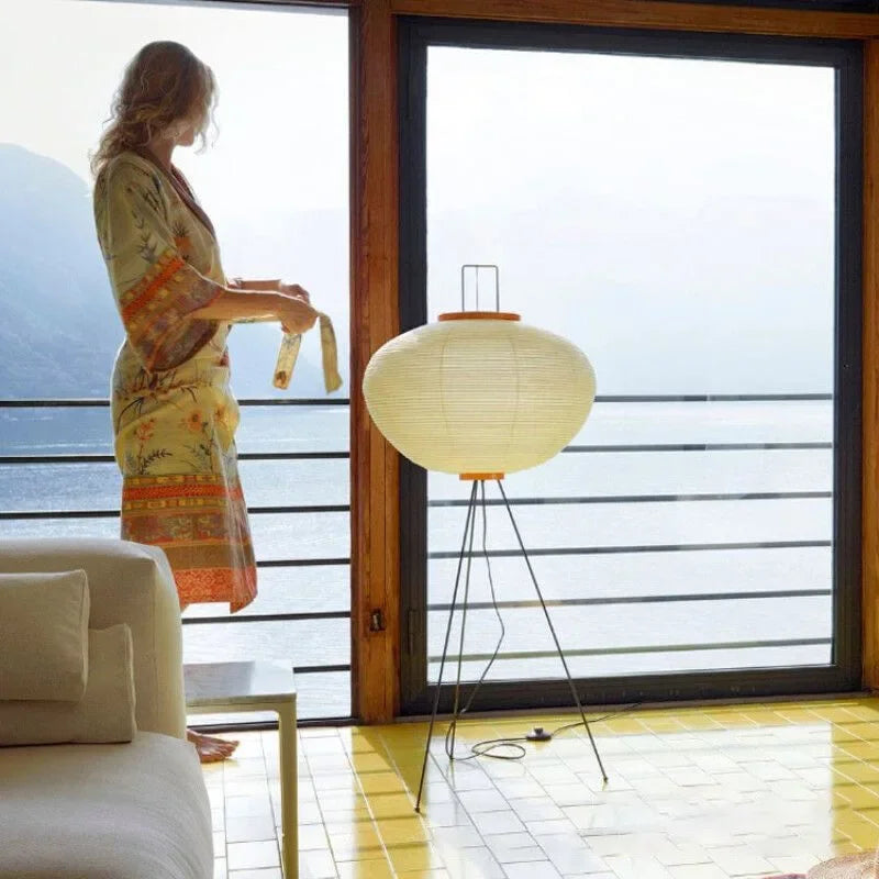 Paper Moon Floor Lamp