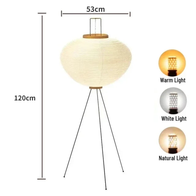Paper Moon Floor Lamp